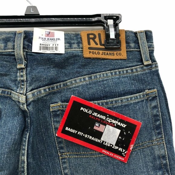 Polo Ralph Lauren Mens Straight Jeans Blue Size 36 - Picture 10 of 10